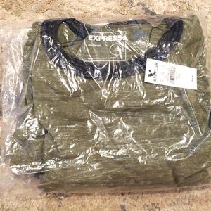 EXP Nyc Raglan Crew Neck Mens Tee